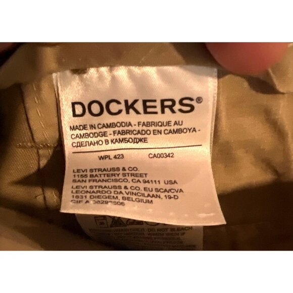 Dockers Mens gray Straight-Leg Chinos W36 L29 Flex Comfort - Picture 3 of 5